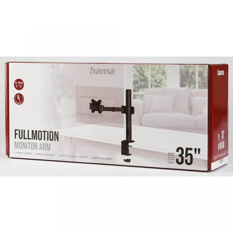 Monitor Holder Operator Single XL Black