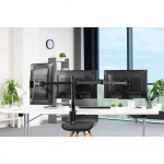 Monitor Holder Operator Tripple Black