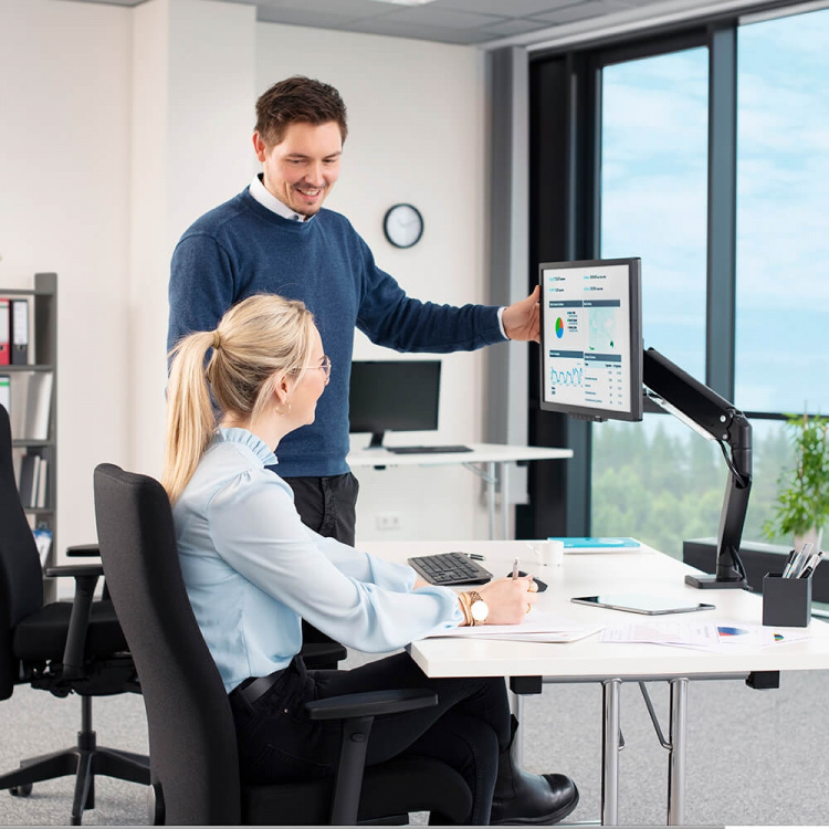 Monitor Holder Performer Single Dynamic Black Monitor Holder Performer Single Dynamic Black