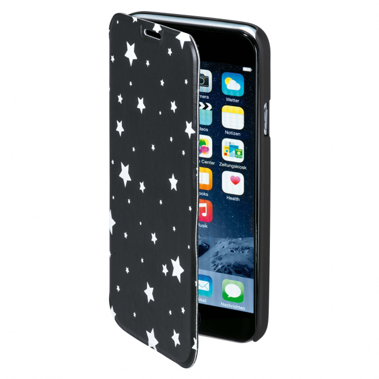 HAMA Mobilewallet DesignLine iPhone6/6S Star Glow Black