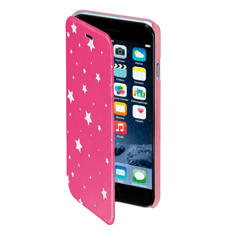 HAMA Mobilewallet DesignLine iPhone6/6S Star Glow Pink