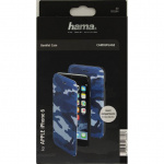 HAMA Mobilewallet DesignLine iPhone6/6S Camo Blue