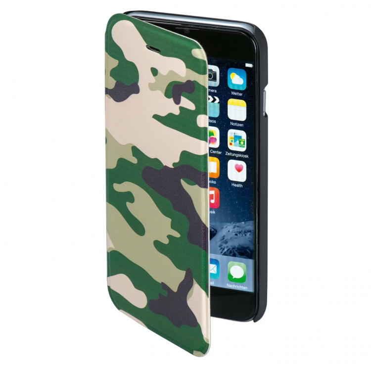 HAMA Mobilewallet DesignLine iPhone6/6S Camo Green