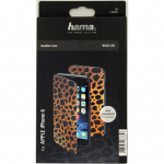 HAMA Mobilewallet DesignLine iPhone6/6S Leopard Brown