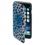 HAMA Mobilewallet DesignLine iPhone6/6S Leopard Blue