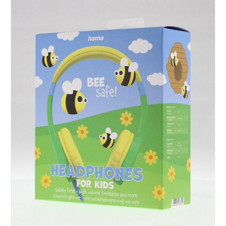 Headphone Teens Guard On-Ear Wired 85dB Green Headphone Teens Guard On-Ear Wired 85dB Green