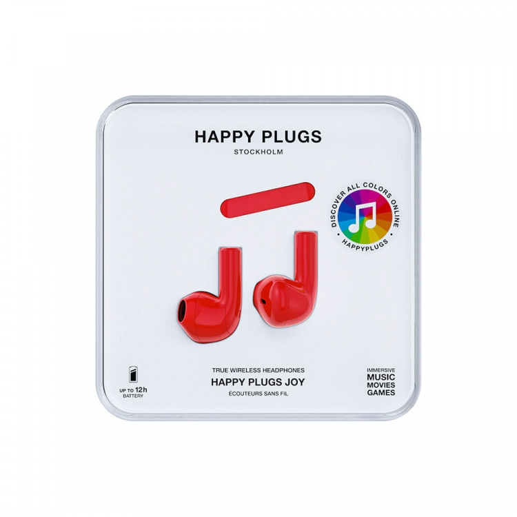 HAPPY PLUGS Joy Headphone In-Ear TWS Red  HAPPY PLUGS Joy Headphone In-Ear TWS Red