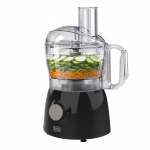 BLACK+DECKER Food Processor 600W Black