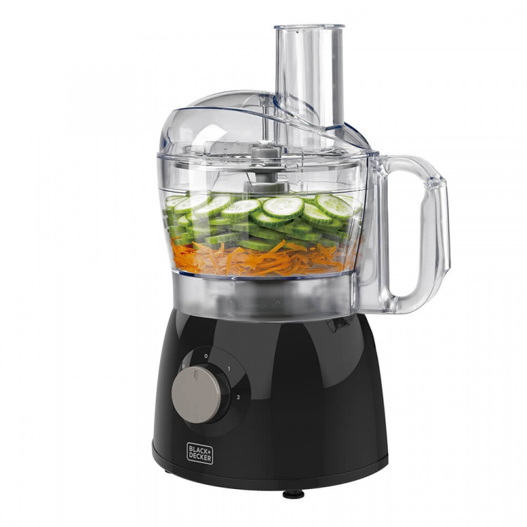 BLACK+DECKER Food Processor 600W Black