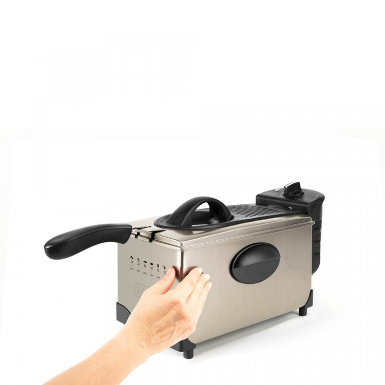 BLACK+DECKER Deep Fryer 3L Brushed BLACK+DECKER Deep Fryer 3L Brushed