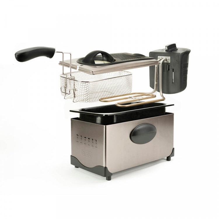 BLACK+DECKER Deep Fryer 3L Brushed BLACK+DECKER Deep Fryer 3L Brushed