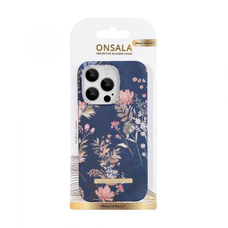 Phone Case iPhone 14 Pro Dark Flower
