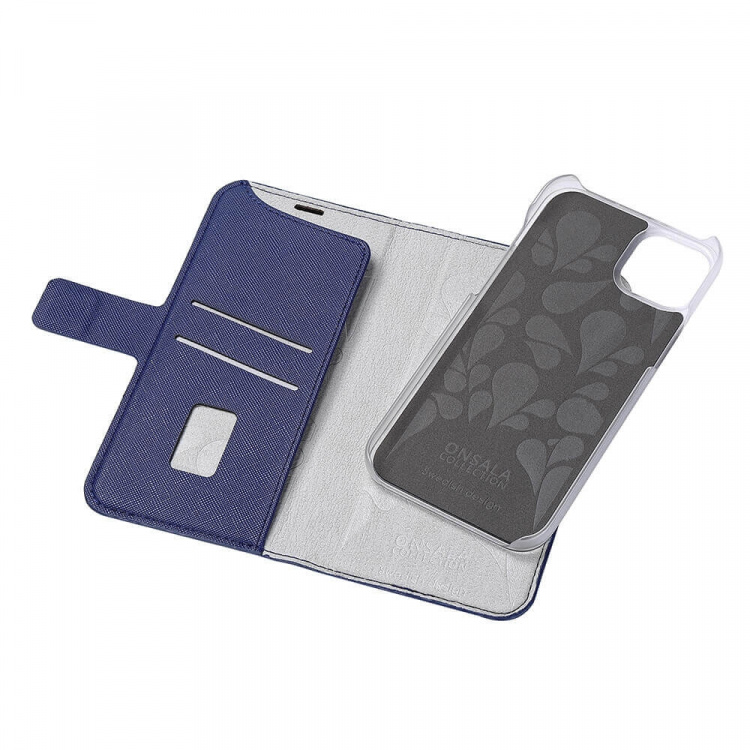 Wallet Case Navy Blue iPhone 14 Plus  Wallet Case Navy Blue iPhone 14 Plus