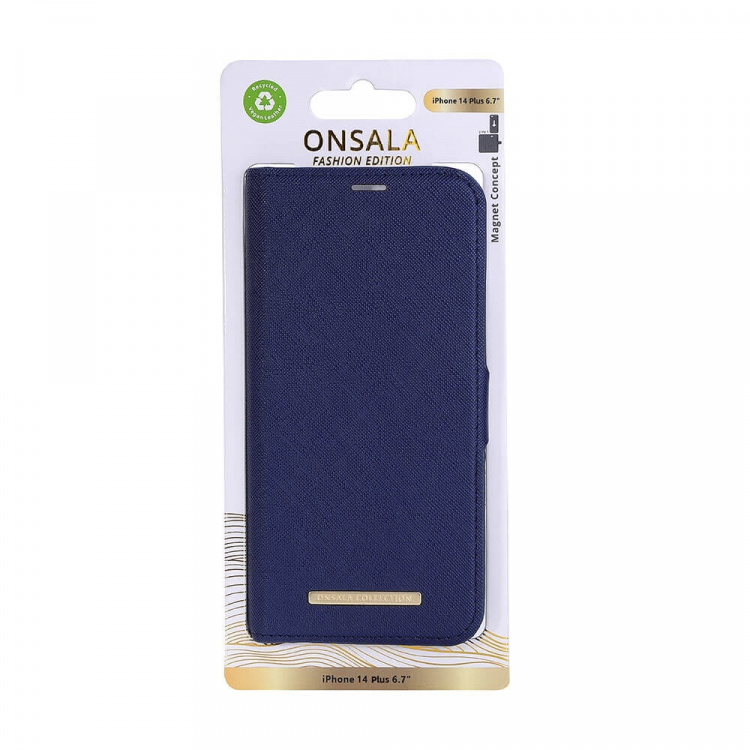 Wallet Case Navy Blue iPhone 14 Plus  Wallet Case Navy Blue iPhone 14 Plus