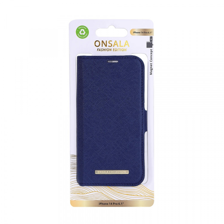Wallet Case Navy Blue iPhone 14 Pro 