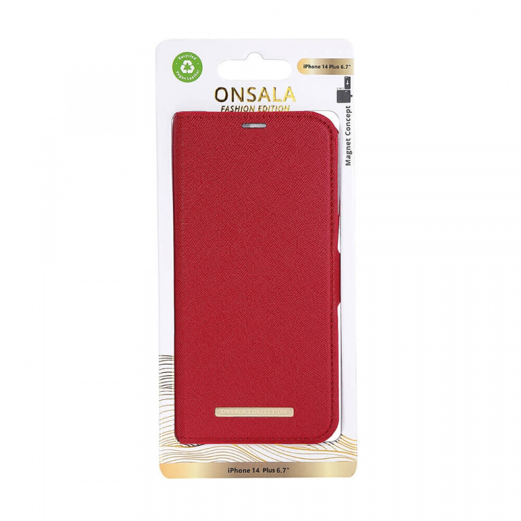 Wallet Case Red iPhone 14 Plus 