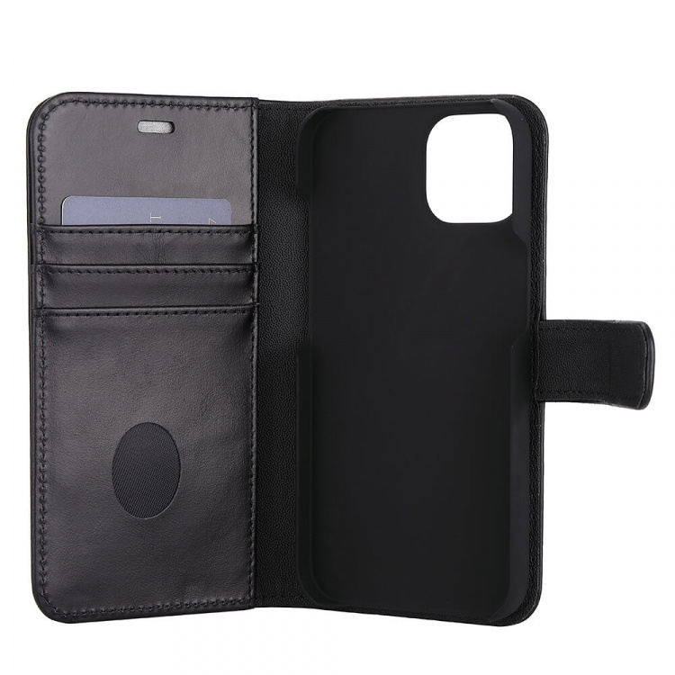 Wallet Case Anti Radiation 2in1 Black - iPhone 13/14