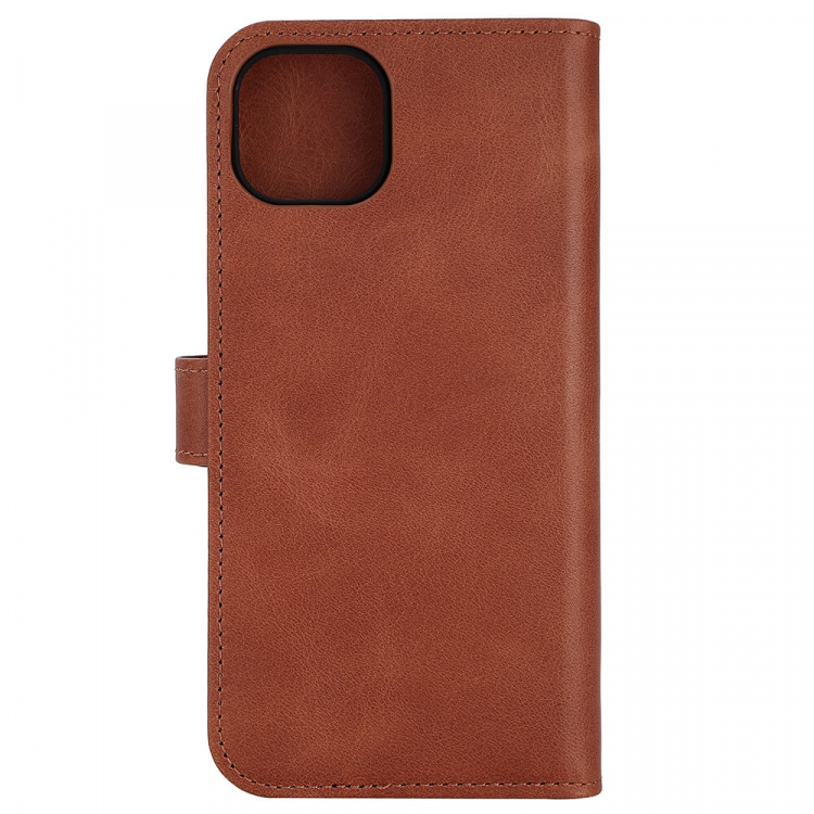 Wallet Case Anti Radiation 2in1 Brown iPhone 14 Plus