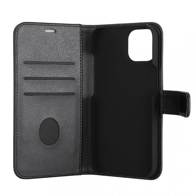 Wallet Case Anti-Radiation Flipcover Black - iPhone 13/14 Wallet Case Anti-Radiation Flipcover Black - iPhone 13/14