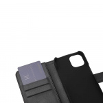 Wallet Case Anti-Radiation Flipcover Black - iPhone 13/14 Wallet Case Anti-Radiation Flipcover Black - iPhone 13/14