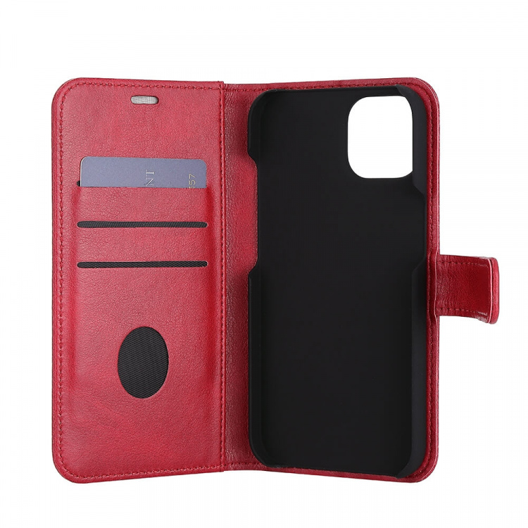 Wallet Case Anti-Radiation Flipcover Red - iPhone 13/14