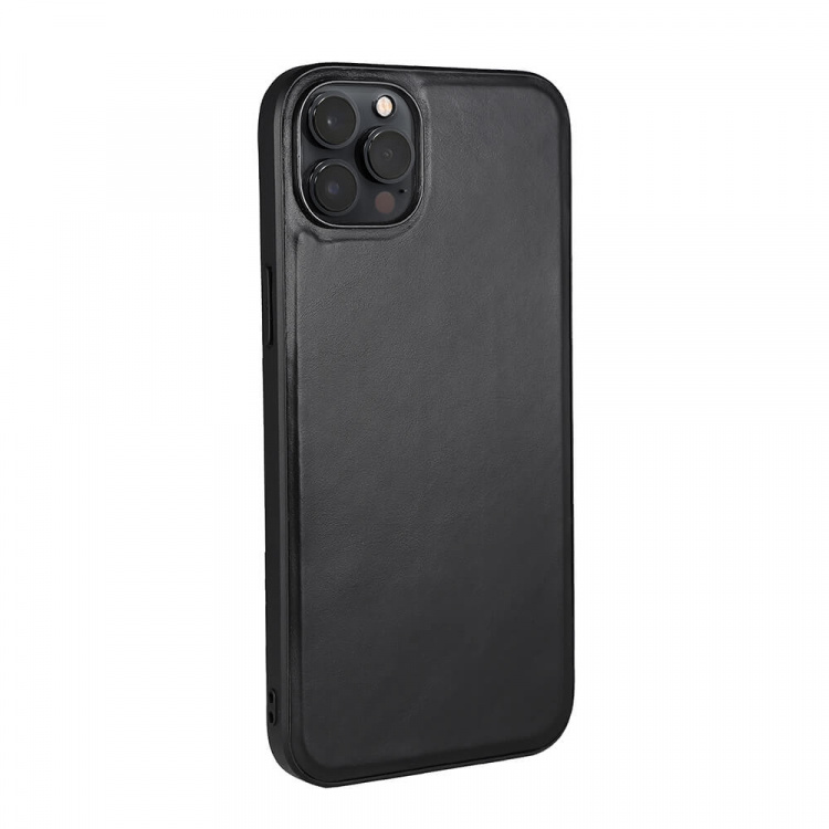 Phone Case Leather MagSeries Black - iPhone 14 Plus 