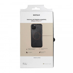 Phone Case Leather MagSeries Black - iPhone 14 Plus 