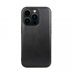 Phone Case Leather MagSeries Black - iPhone 14 Pro 