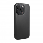 Phone Case Leather MagSeries Black - iPhone 14 Pro 