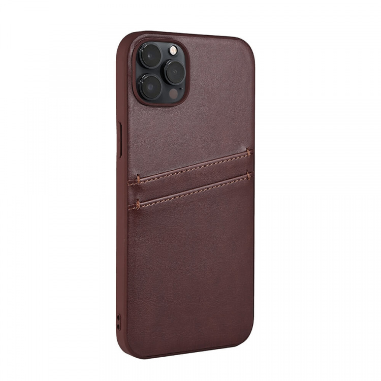 Phone Case PU Brown - iPhone 14 Plus Phone Case PU Brown - iPhone 14 Plus