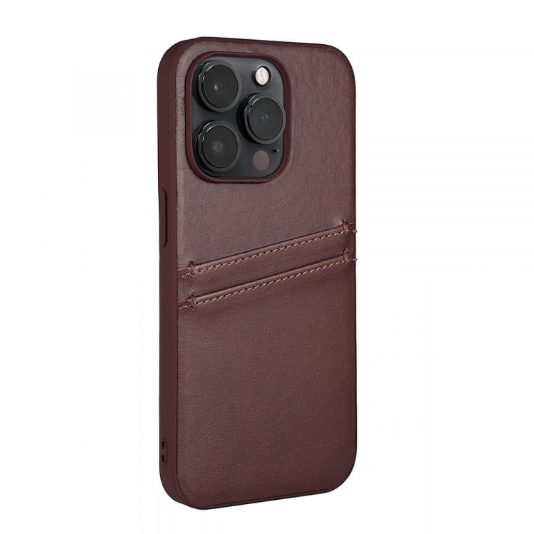 Phone Case PU Brown - iPhone 14 Pro  Phone Case PU Brown - iPhone 14 Pro