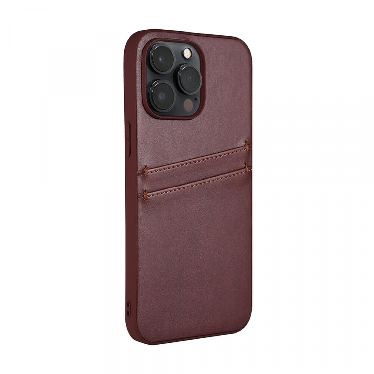 Phone Case PU Brown - iPhone 14 Pro Max