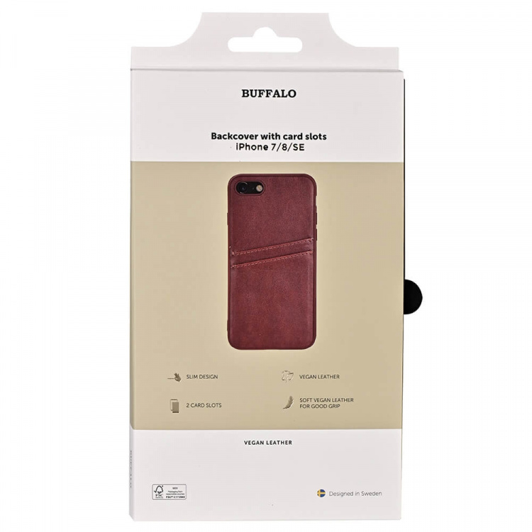 Phone Case PU Brown - iPhone 7/8/SE  Phone Case PU Brown - iPhone 7/8/SE