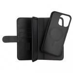Wallet Case 2in1 7 Card Slots MagSeries Black - iPhone 14 Pro Max 