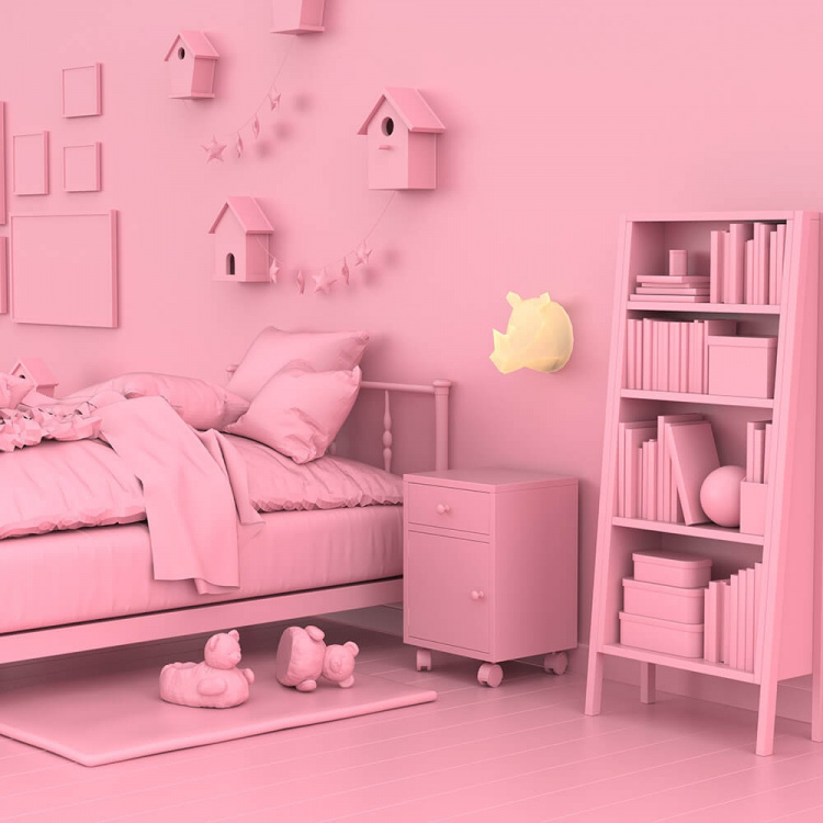 Wall Nightlight Wild Light Rhino Multicolor Wall Nightlight Wild Light Rhino Multicolor