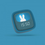 Alarm Clock with Light Billy Clock Dark Blue Alarm Clock with Light Billy Clock Dark Blue