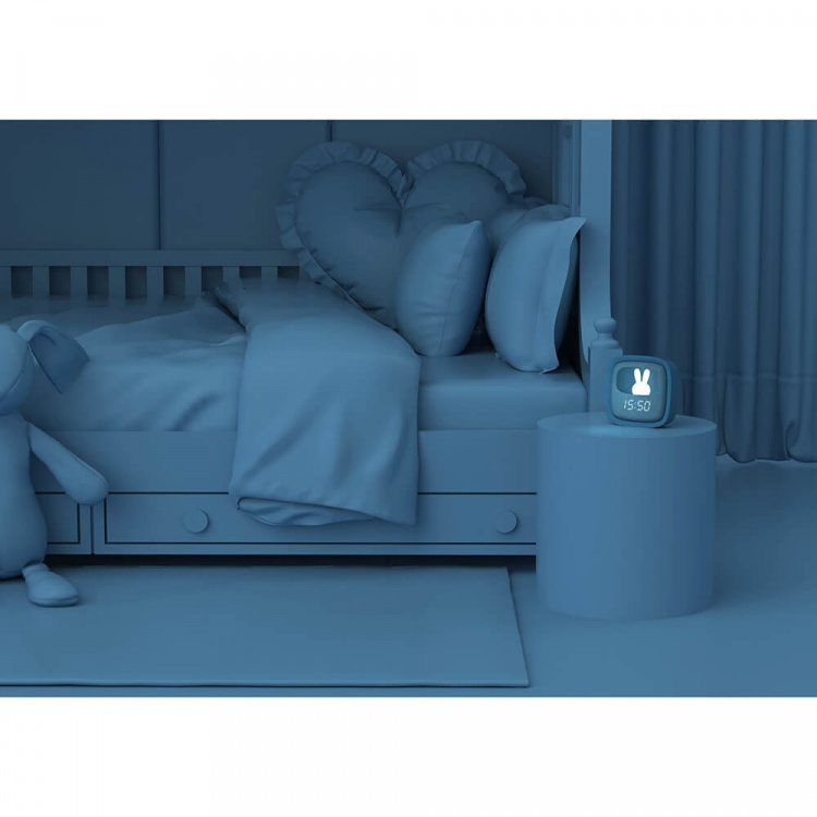 Alarm Clock with Light Billy Clock Dark Blue Alarm Clock with Light Billy Clock Dark Blue