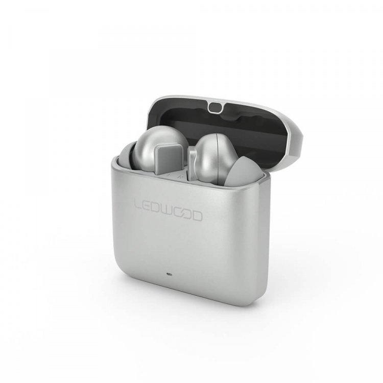LEDWOOD Headphone Titan TWS True Wireless In-Ear Silver LEDWOOD Headphone Titan TWS True Wireless In-Ear Silver