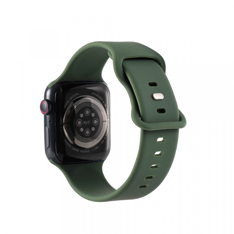 Watch Band Silicone Apple Watch 42/44/45mm Olive Green Watch Band Silicone Apple Watch 42/44/45mm Olive Green