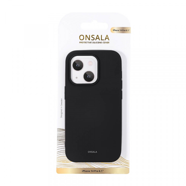 Phone Case Silicone Black - iPhone 14 Pro 