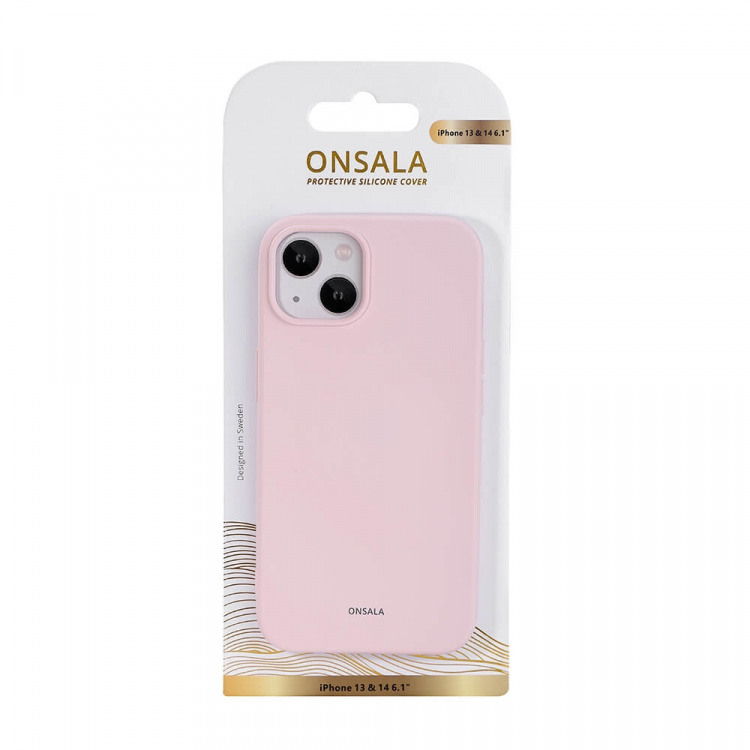 Phone Case Silicone Chalk Pink - iPhone 13/14  Phone Case Silicone Chalk Pink - iPhone 13/14