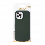 Phone Case Silicone Olive Green - iPhone 14 Pro Max 