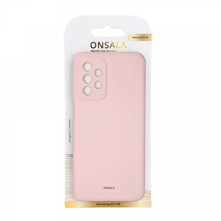 Mobilfodral Silicone Chalk Pink - Samsung Galaxy A23 5G 