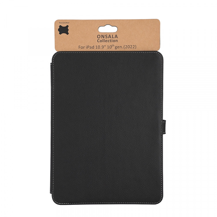 Tablet Cover Leather Black - iPad 10,9