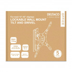 DELTACO Office Lockable Monitor Mount,13 DELTACO Office Lockable Monitor Mount,13