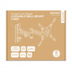 DELTACO Office Lockable 3-way Monitor Mount,13