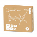 DELTACO Office Lockable 3-way Monitor Mount,13