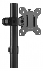 DELTACO Office Pivot pole mount monitor arm, black