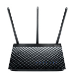 ASUS AC750 Trådlös router, Dual-WAN, Dual-band, VDSL/ADSL+, svart