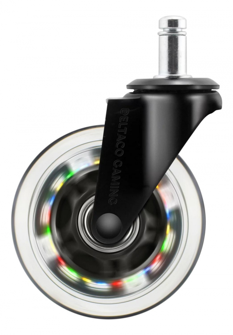 DELTACO GAMING Rainbow Rubber Casters for Gaming Chair